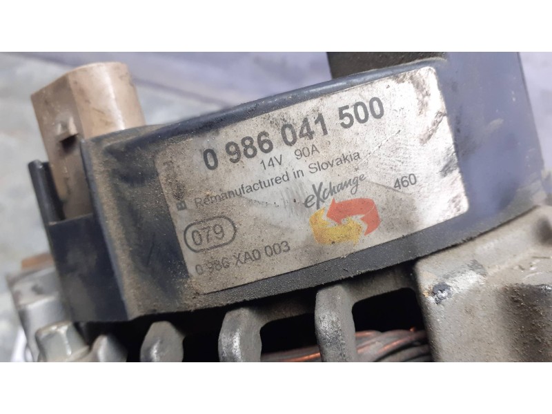 Recambio de alternador para seat toledo (1l) referencia OEM IAM 0986041500  90A