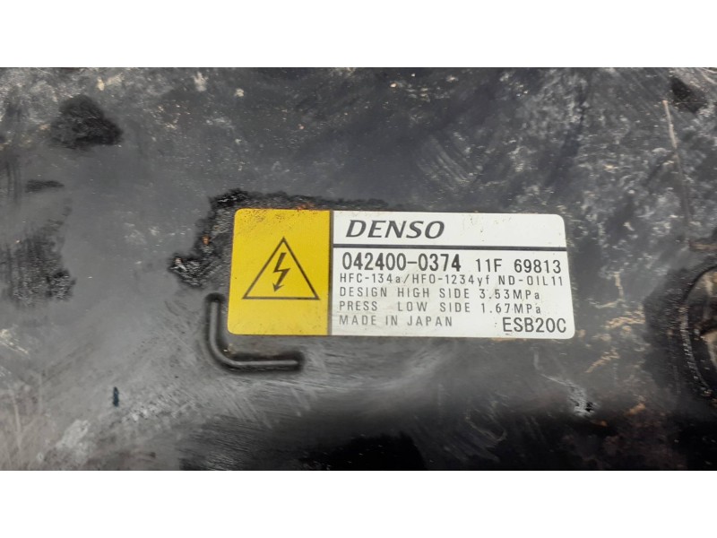 Recambio de compresor aire acondicionado para toyota c-hr referencia OEM IAM 0424000374  