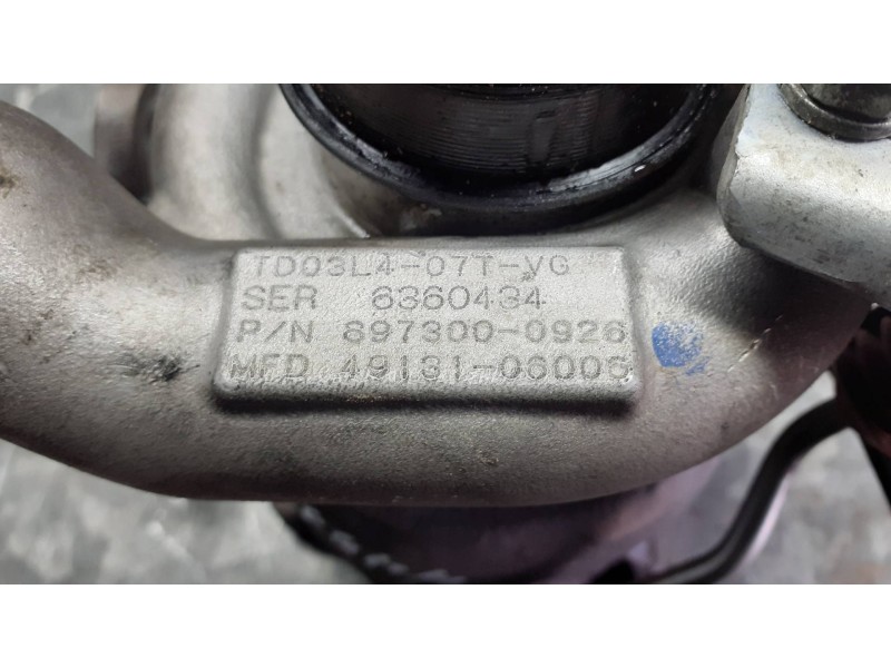 Recambio de turbocompresor para opel astra h ber. referencia OEM IAM 8973000926 4918106006 6360434