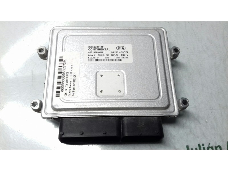 Recambio de centralita motor uce para kia niro business referencia OEM IAM 391B103DF7 A2C1366930101 391B503DF7