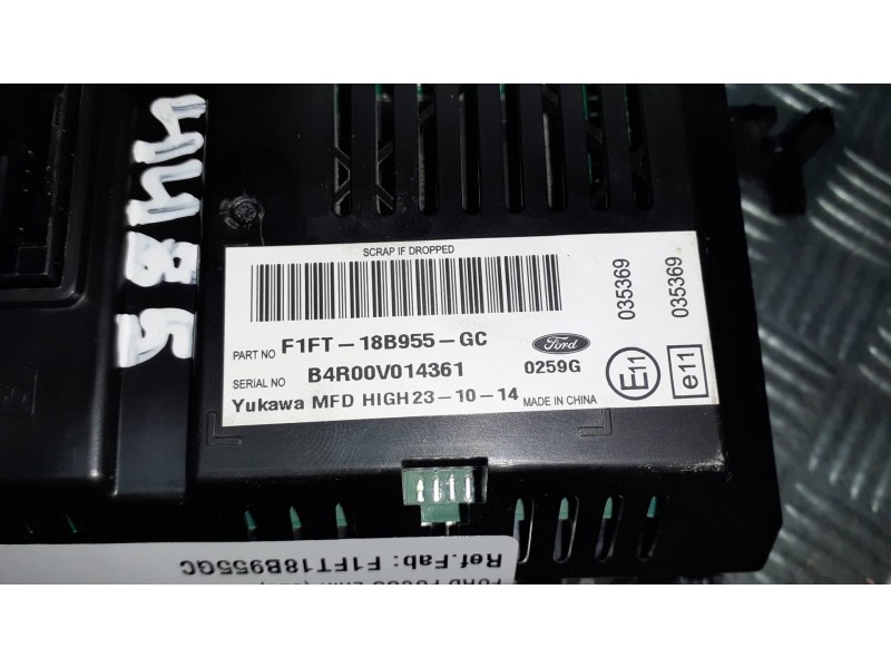 Recambio de pantalla multifuncion para ford focus lim. (cb8) referencia OEM IAM F1FT18B955GC B4R00V014361 12 PINES