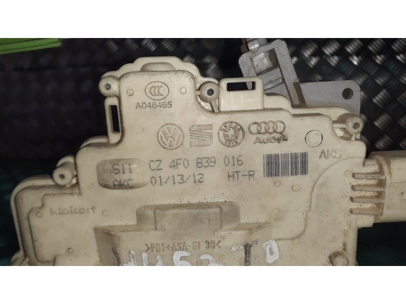 Recambio de cerradura puerta trasera derecha para audi a3 (8p) referencia OEM IAM 4F0839016  