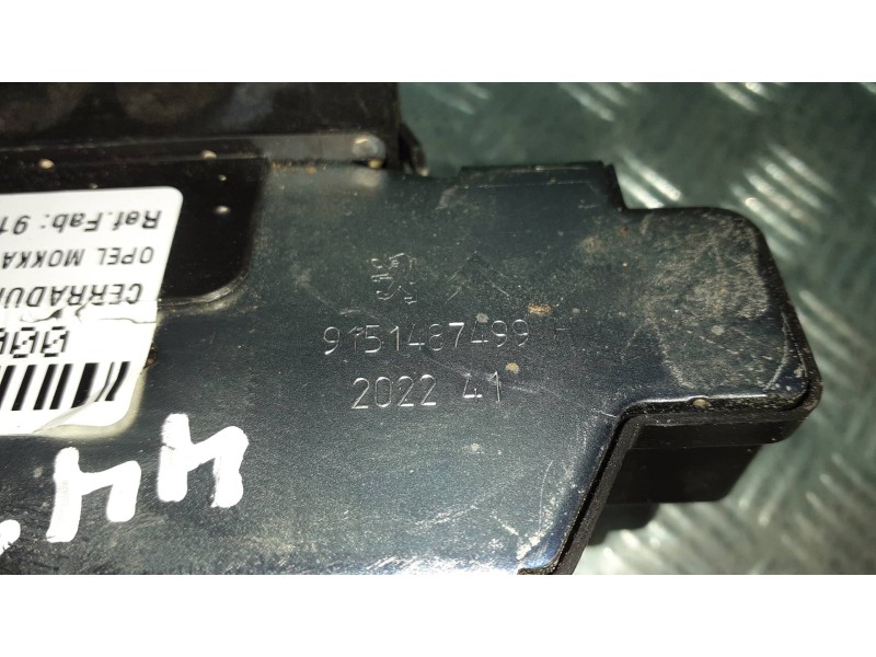 Recambio de cerradura maletero / porton para opel mokka referencia OEM IAM 9151487499H  