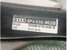 Recambio de elevalunas trasero derecho para audi a3 (8p) referencia OEM IAM 8P4839462B  SIN MOTOR 2