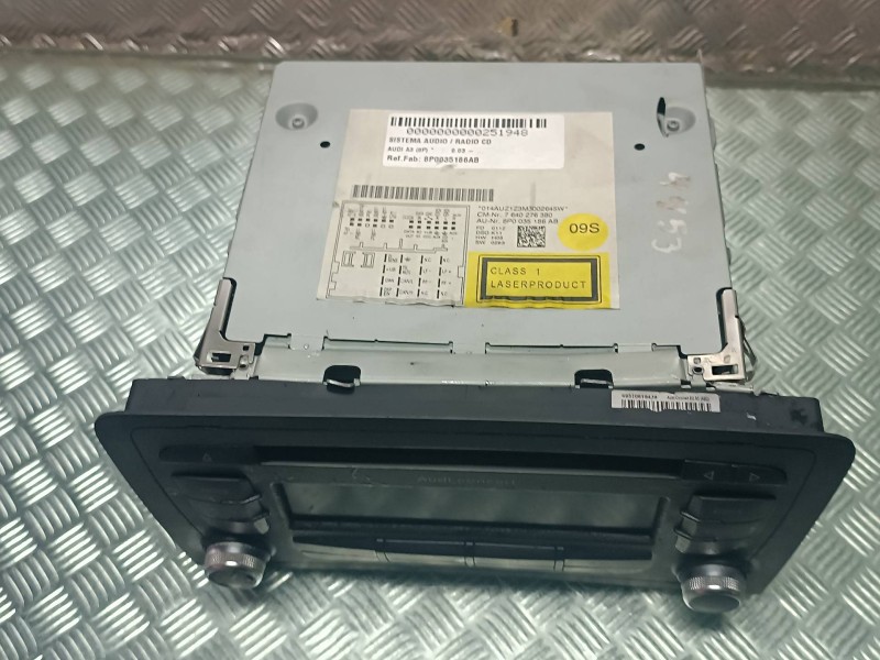 Recambio de sistema audio / radio cd para audi a3 (8p) referencia OEM IAM 8P0035186AB 7640276380 
