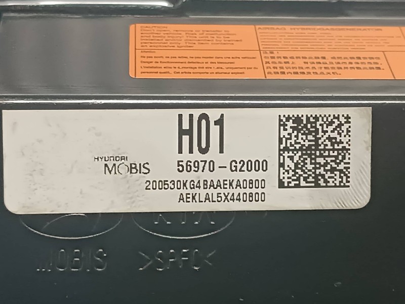 Recambio de airbag delantero derecho para hyundai ioniq 5 5 referencia OEM IAM 56970G2000 205S0488G256992050T9Y 2 PINES