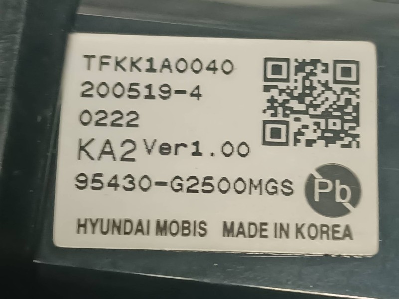 Recambio de mando start/ stop para hyundai ioniq 5 5 referencia OEM IAM 95430G2500MGS TFKK1A0040 12 PINES