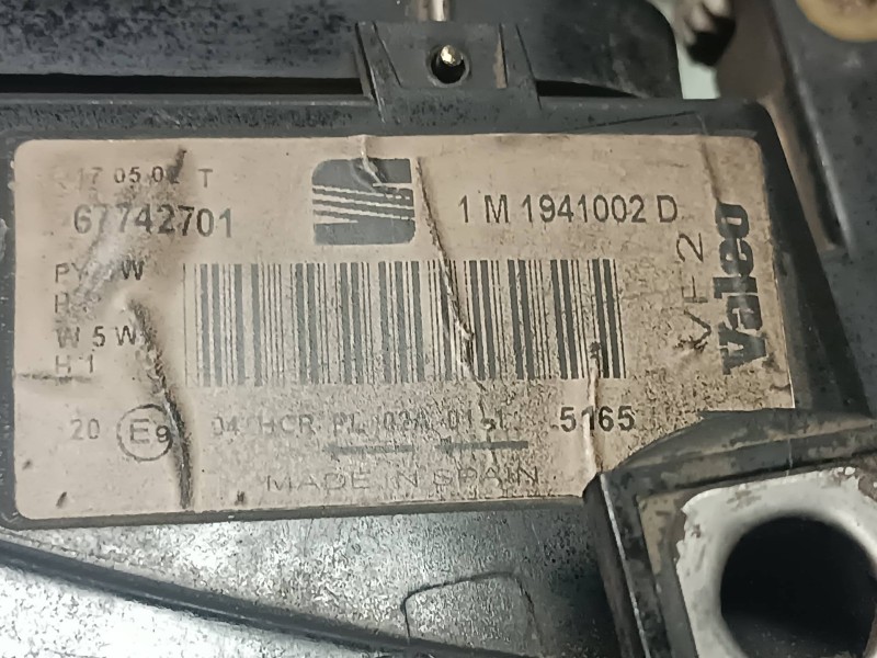 Recambio de faro derecho para seat toledo (1l) referencia OEM IAM 1M1941002D  
