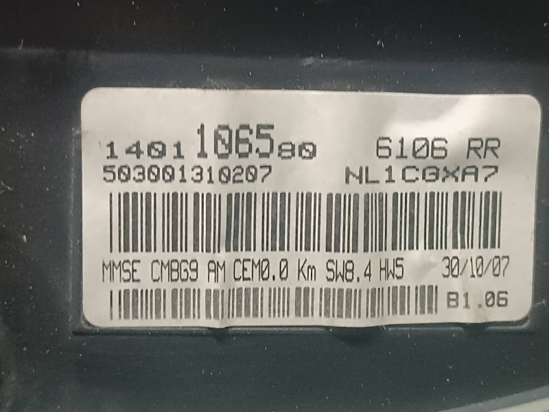 Recambio de cuadro instrumentos para peugeot expert kasten referencia OEM IAM 555001310102 1401106580 503001310207