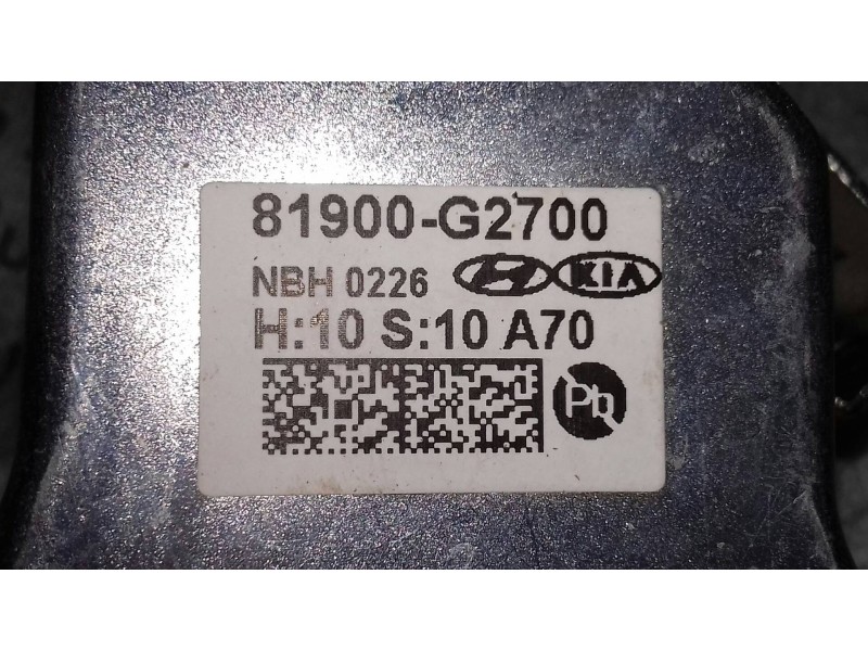 Recambio de antirrobo / llave contacto para kia niro business referencia OEM IAM 81900G2700  BLOQUEO DIRECCION