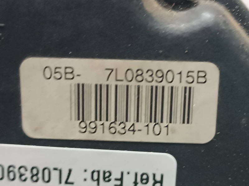 Recambio de cerradura puerta trasera izquierda para volkswagen touareg (7la) referencia OEM IAM 7L0839015B CONECTOR 7 PINES ELEC