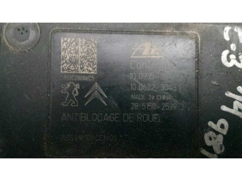 Recambio de abs para citroen c3 collection referencia OEM IAM 9802460680 10022001214 10091511673