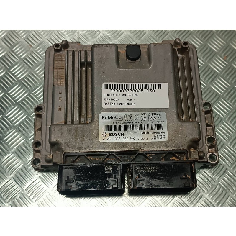 Recambio de centralita motor uce para ford focus referencia OEM IAM 0281035005 JX7A12A650LA GU5T14F262CA