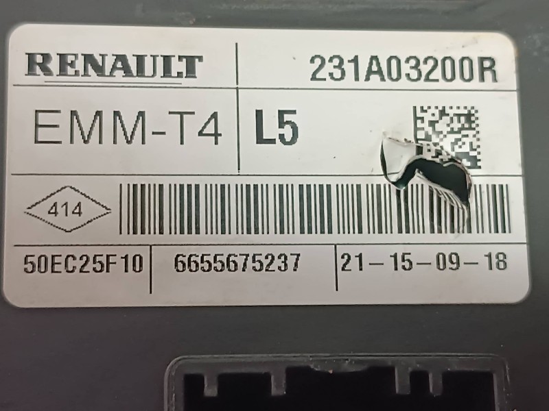 Recambio de modulo electronico para renault clio iv referencia OEM IAM 231A03200R   Recambio de modulo electronico para renault clio iv referencia OEM IAM 231A03200R