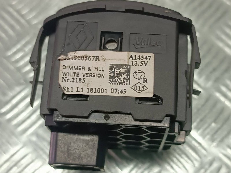 Recambio de mando luces para renault clio iv referencia OEM IAM 251900567R 5 PINES VALEO Recambio de mando luces para renault clio iv referencia OEM IAM 251900567R 5 PINES VALEO