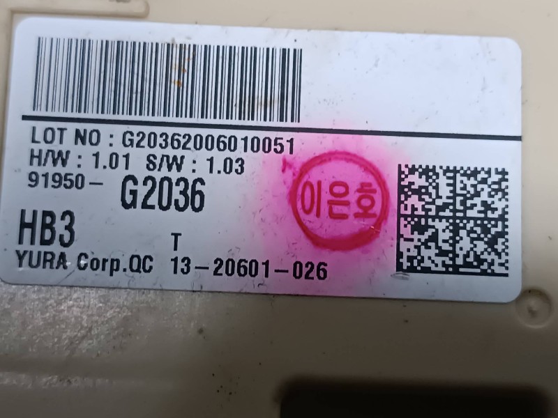 Recambio de caja reles / fusibles para hyundai ioniq 5 5 referencia OEM IAM 91950G2036 G20362006010051 HB3