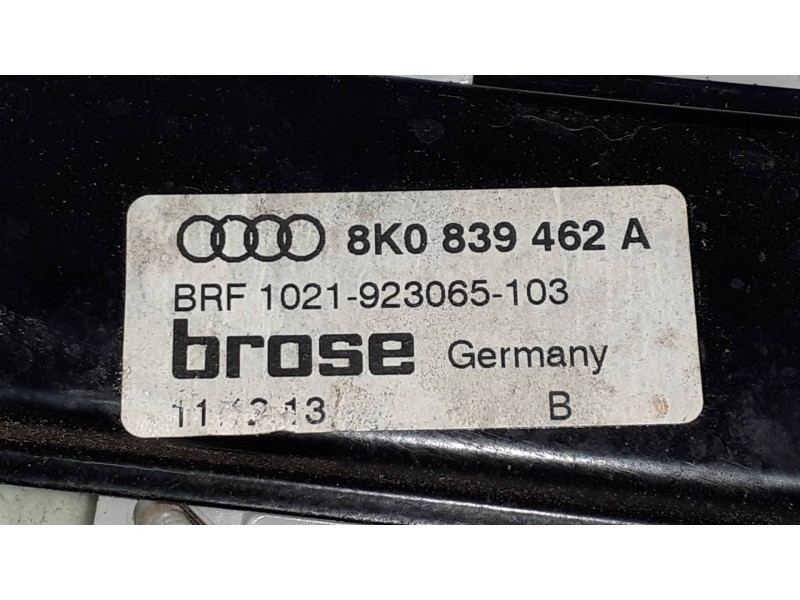 Recambio de elevalunas trasero derecho para audi a4 ber. (b8) basis referencia OEM IAM 8K0839462A  ELECTRICO