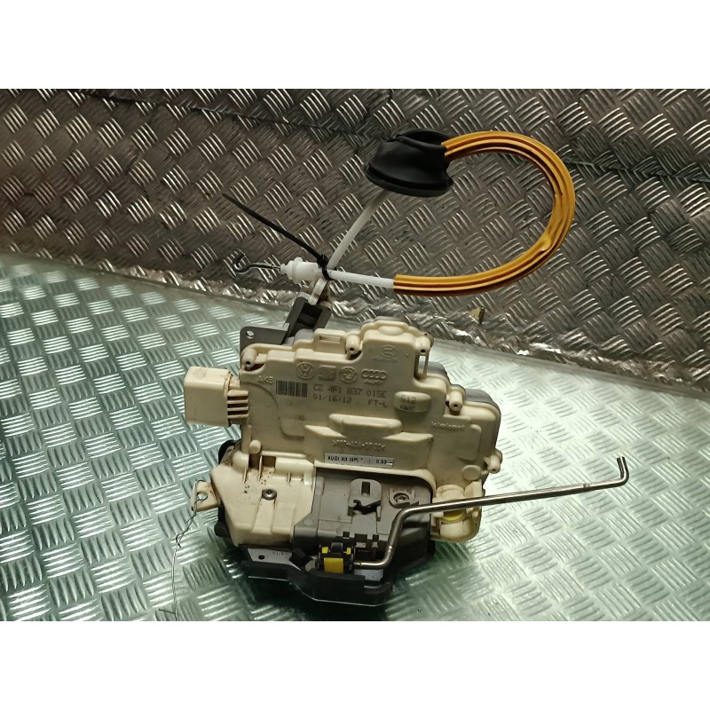 Recambio de cerradura puerta delantera izquierda para audi a3 (8p) referencia OEM IAM 4F1837015E ELECTRICA 9 PINES