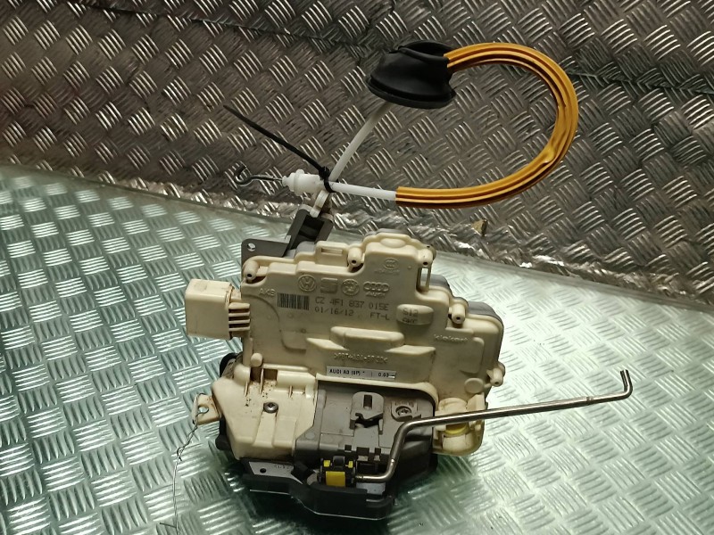 Recambio de cerradura puerta delantera izquierda para audi a3 (8p) referencia OEM IAM 4F1837015E ELECTRICA 9 PINES