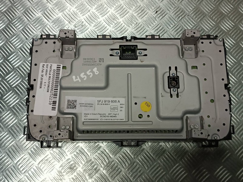 Recambio de pantalla multifuncion para seat arona referencia OEM IAM 5FJ919606A A2C39555802 12 PINES