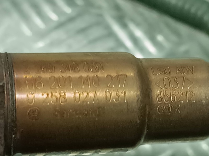 Recambio de sonda lambda para renault clio iv referencia OEM IAM 226934803R 5 PINES 0258027031 Recambio de sonda lambda para renault clio iv referencia OEM IAM 226934803R 5 PINES 0258027031