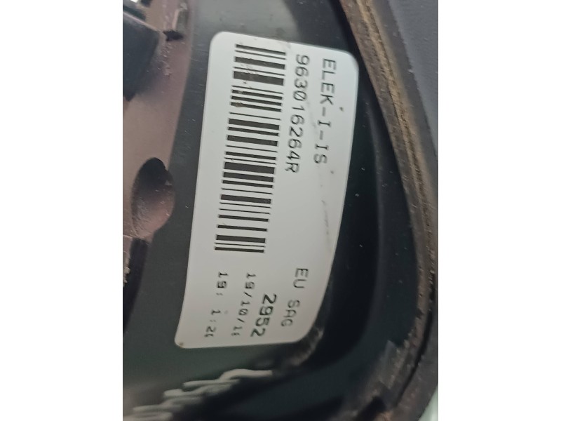 Recambio de retrovisor derecho para renault clio iv referencia OEM IAM 963016264R  ELECTRICO Recambio de retrovisor derecho para renault clio iv referencia OEM IAM 963016264R  ELECTRICO