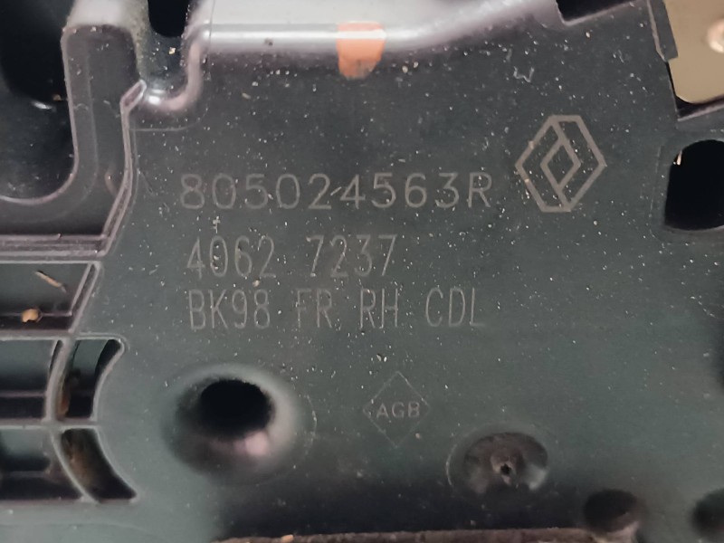 Recambio de cerradura puerta delantera derecha para renault clio iv referencia OEM IAM 805024563R 4 PINES ELECTRICA Recambio de cerradura puerta delantera derecha para renault clio iv referencia OEM IAM 805024563R 4 PINES ELECTRICA