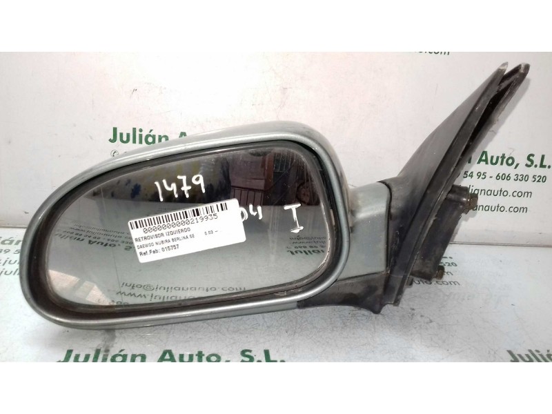 Recambio de retrovisor izquierdo para daewoo nubira berlina se referencia OEM IAM 015757  ELECTRICO