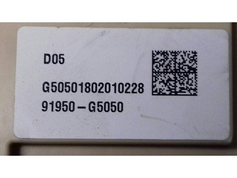 Recambio de caja reles / fusibles para kia niro business referencia OEM IAM 91950G5050 G5050 G50501802010228