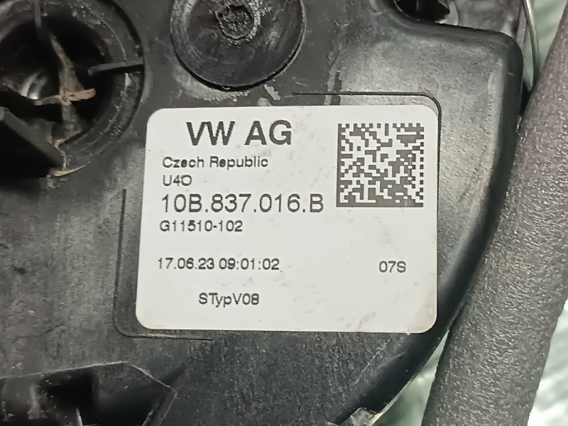Recambio de cerradura puerta delantera derecha para seat arona referencia OEM IAM 10B837016B 5 PINES ELECTRICA