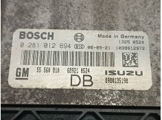 Recambio de centralita motor uce para opel astra h ber. referencia OEM IAM 0281012694  BOSCH 2