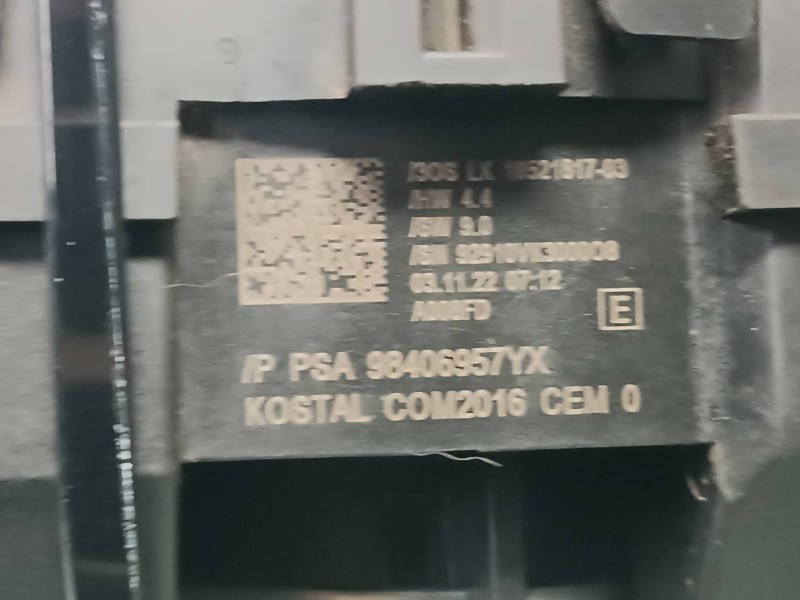 Recambio de mando multifuncion para opel mokka referencia OEM IAM 98406957YX LIMPIA LUCES