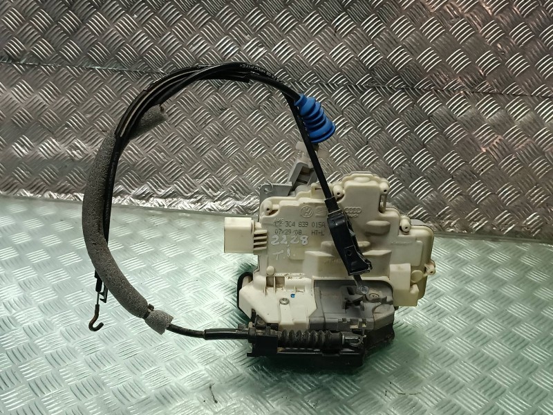 Recambio de cerradura puerta trasera izquierda para volkswagen tiguan (5n1) country referencia OEM IAM 3C4839015A 7 PINES ELECTR