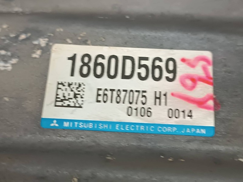 Recambio de centralita motor uce para mitsubishi eclipse cross referencia OEM IAM 1860D569  E6T87075H1