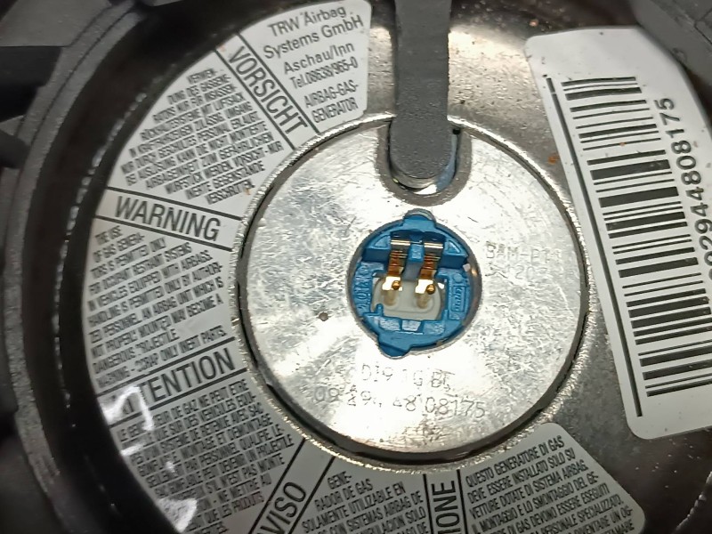 Recambio de airbag delantero izquierdo para fiat doblo referencia OEM IAM PA70112021 112193011588 