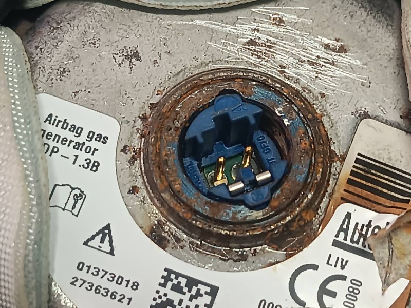 Recambio de airbag delantero izquierdo para renault clio iv referencia OEM IAM 985706588R  2 PINES