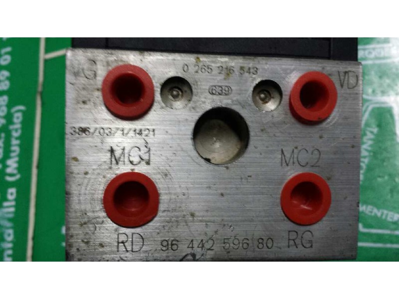 Recambio de abs para peugeot 406 berlina (s1/s2) srdt pack referencia OEM IAM 0265216543 9644259680 0273004270