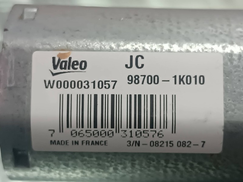 Recambio de motor limpia trasero para hyundai ix20 referencia OEM IAM 987001K010 4 PINES VALEO