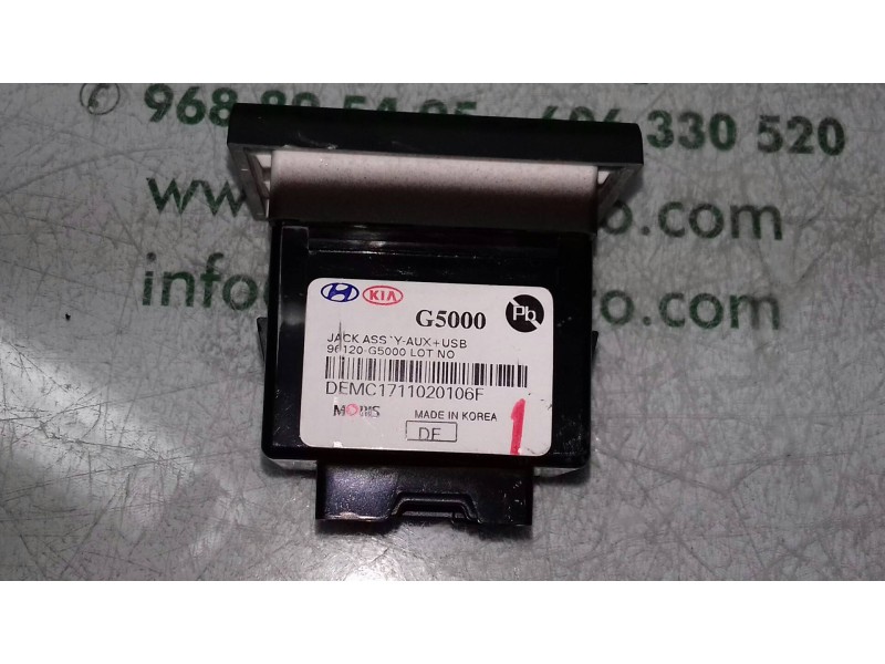 Recambio de interruptor para kia niro business referencia OEM IAM 96120G5000 G5000 AUX - USB