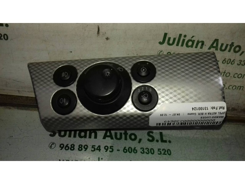 Recambio de mando luces para opel astra h ber. cosmo referencia OEM IAM 13100124 04063000 GM