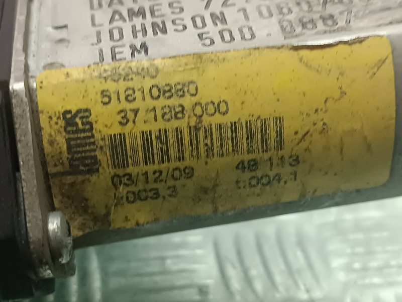 Recambio de elevalunas delantero izquierdo para fiat doblo referencia OEM IAM 51810880 6 PINES 34940080521