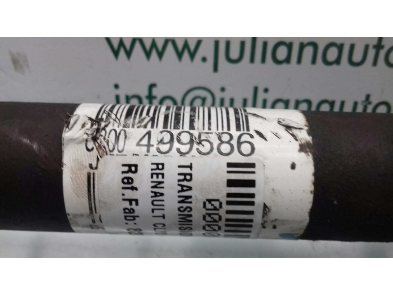 Recambio de transmision delantera derecha para renault clio iii dynamique referencia OEM IAM 8200499586  