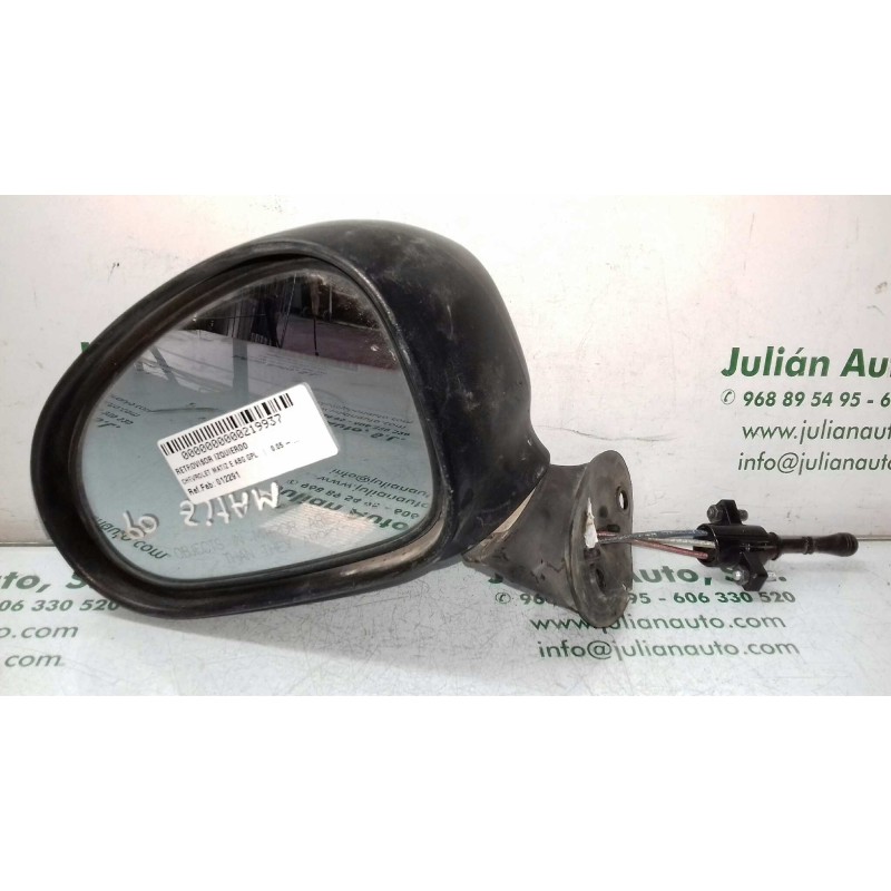 Recambio de retrovisor izquierdo para chevrolet matiz e abg gpl referencia OEM IAM 012291  MANUAL