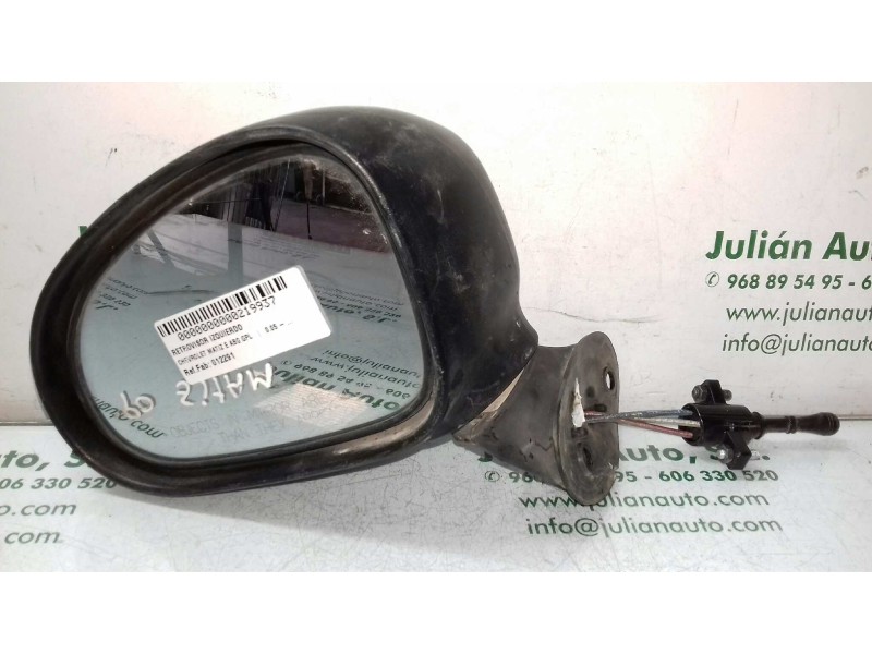 Recambio de retrovisor izquierdo para chevrolet matiz e abg gpl referencia OEM IAM 012291  MANUAL