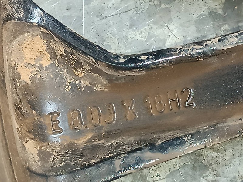 Recambio de llanta para ford focus referencia OEM IAM JX7C1007H1A E 8.0JX18H2 