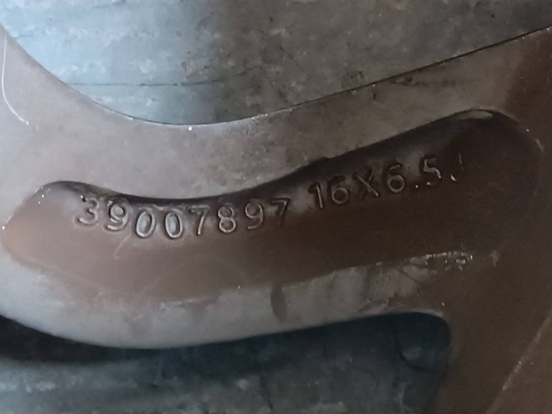 Recambio de juego llantas para opel crossland x referencia OEM IAM 39007897 16X6.5J 