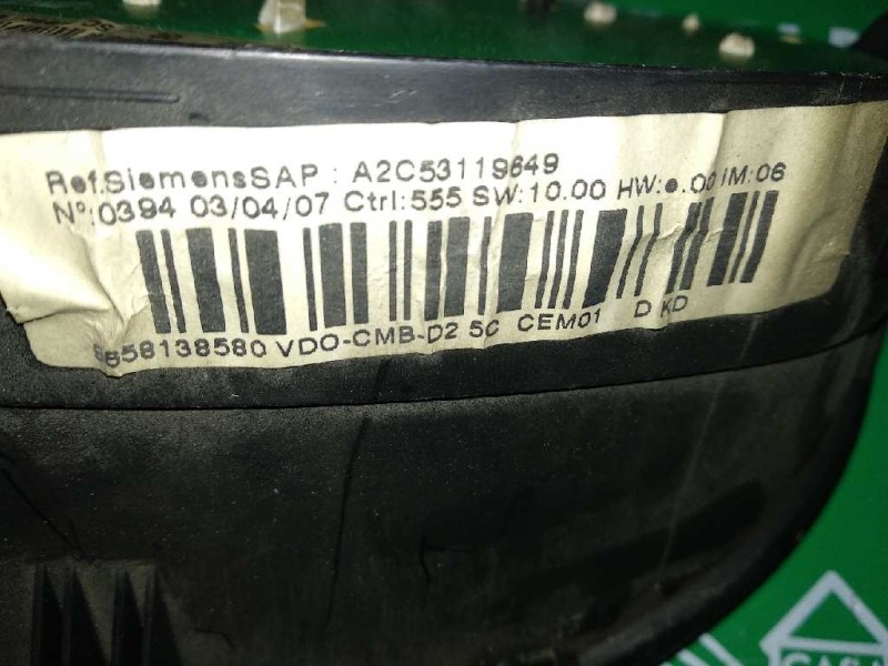 Recambio de cuadro instrumentos para peugeot 407 st confort referencia OEM IAM 9658138580 PSA VDO