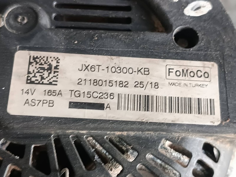 Recambio de alternador para ford focus referencia OEM IAM JX6T10300KB FOMOCO 165A