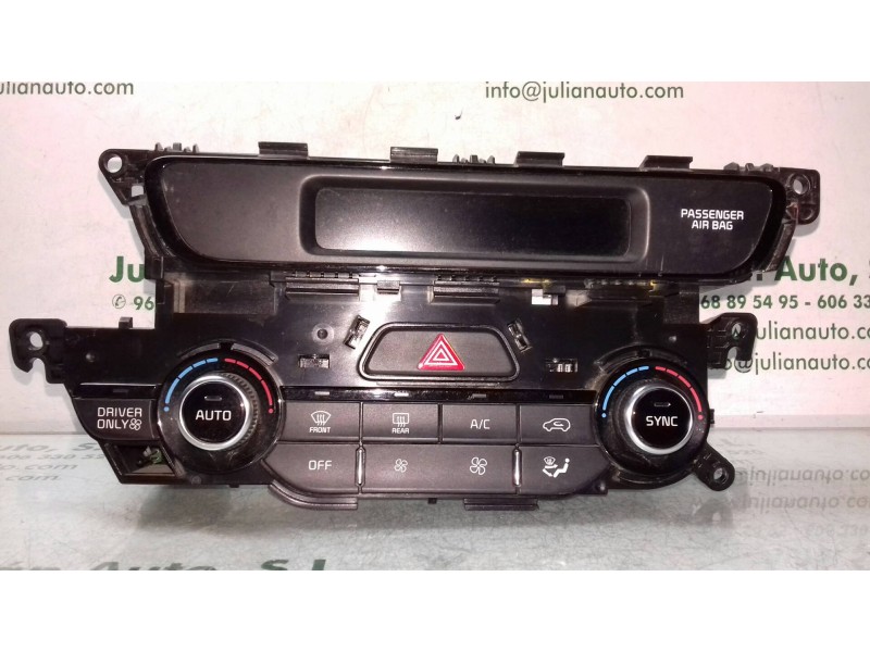 Recambio de mando climatizador para kia niro business referencia OEM IAM 97250G5540 97250G5XXX D54C