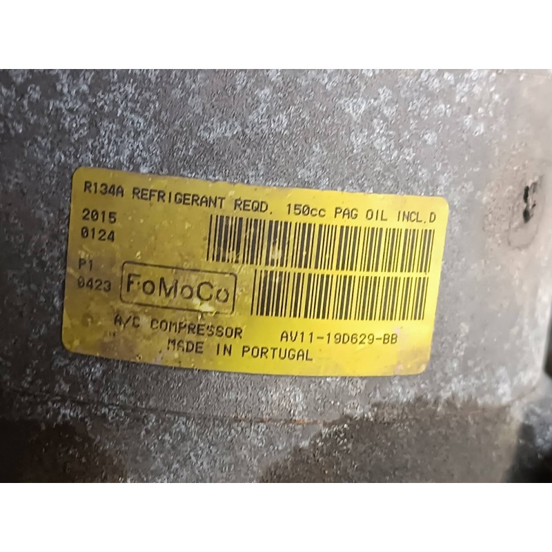 Recambio de compresor aire acondicionado para ford focus lim. (cb8) referencia OEM IAM AV1119D629BB FOMOCO 2 PINES